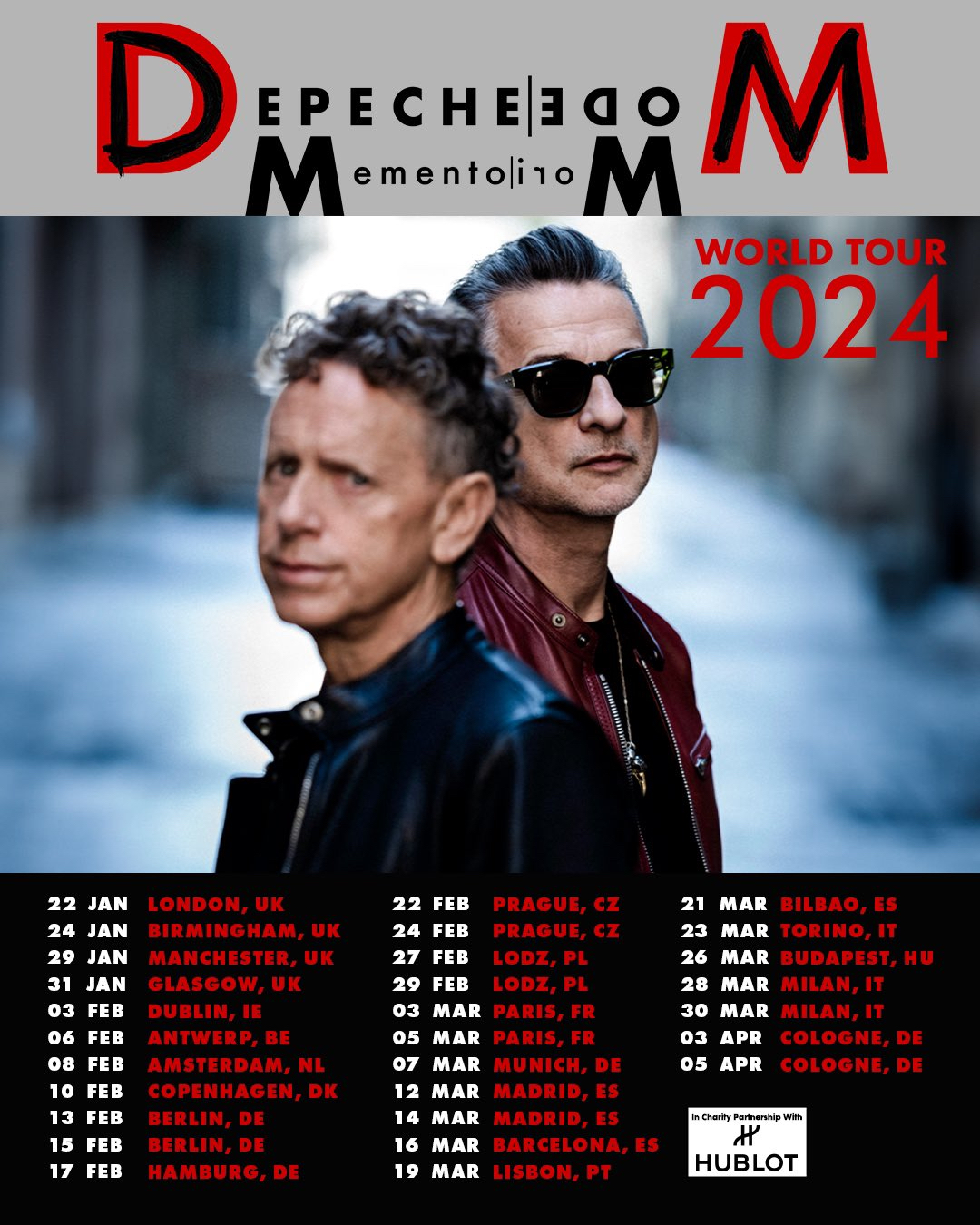 Depeche Mode Memento Mori Tour 2024